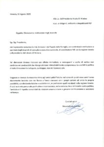 DIMISSIONI MASSIMILIANO ZANNINI